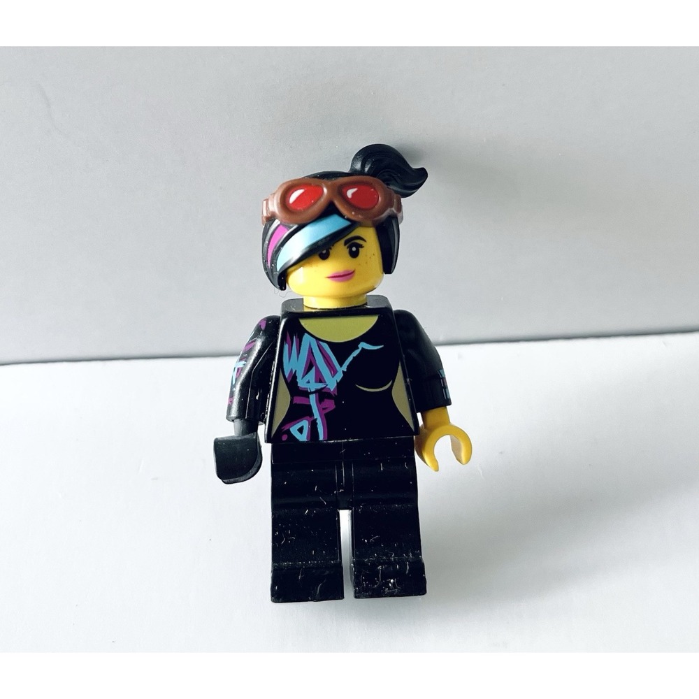 The Lego Movie Lucy Wyldstyle with hair Minifigure Minifig Figure Some Scratches